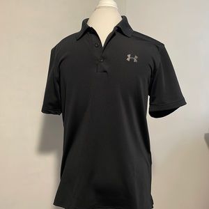 Men’s under armor small golf polo black